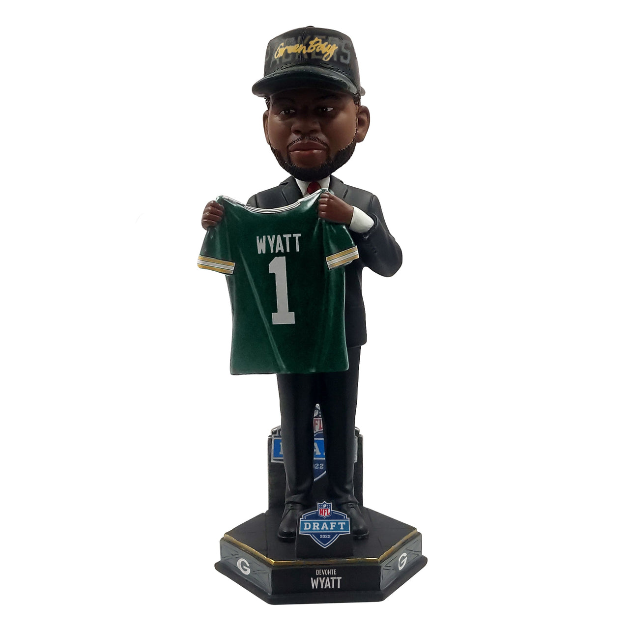 Devonte Wyatt Green Bay Packers 2022 Draft Pick No. 28 Bobblehead NFL Football