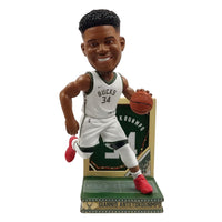 Thumbnail for Giannis Antetokounmpo Milwaukee Bucks Light Up Back Plate Bobblehead Basketball