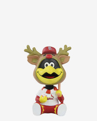 Thumbnail for Fredbird St. Louis Cardinals Christmas Bobble Bro Bobblehead MLB Baseball