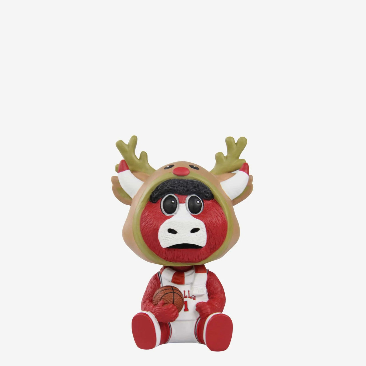 Benny The Bull Chicago Bulls Christmas Mascot Bobble Bro Mini Bobblehead NBA