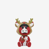 Thumbnail for Benny The Bull Chicago Bulls Christmas Mascot Bobble Bro Mini Bobblehead NBA