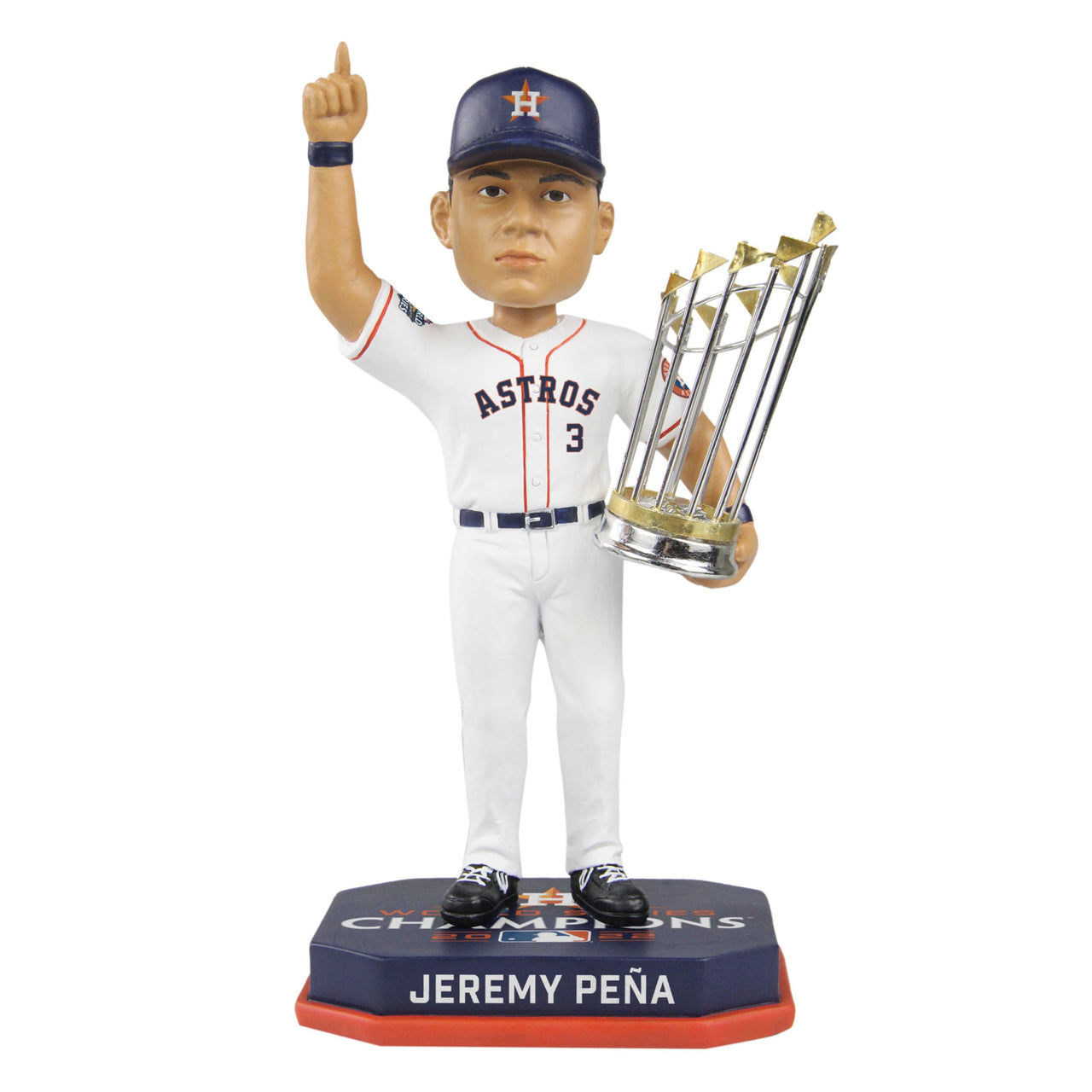 Jeremy Pena Houston Astros 2022 World Series Champions Bobblehead MLB Baseball