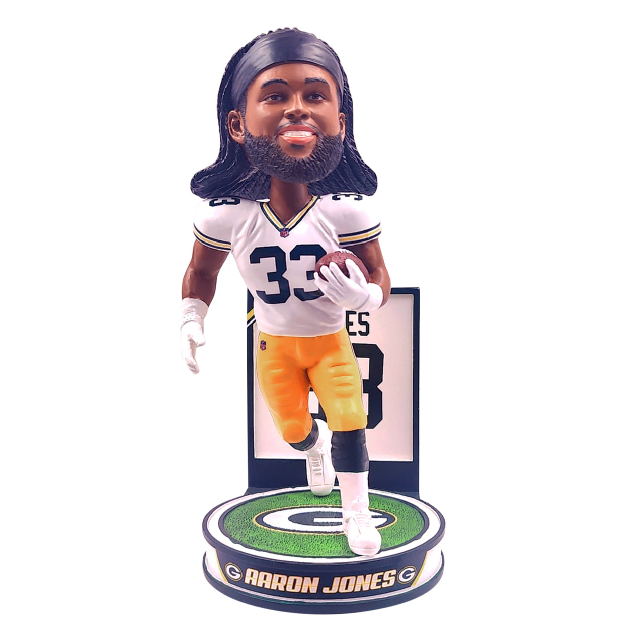 Aaron Jones Green Bay Packers Hero Series Bobblehead NFL Football