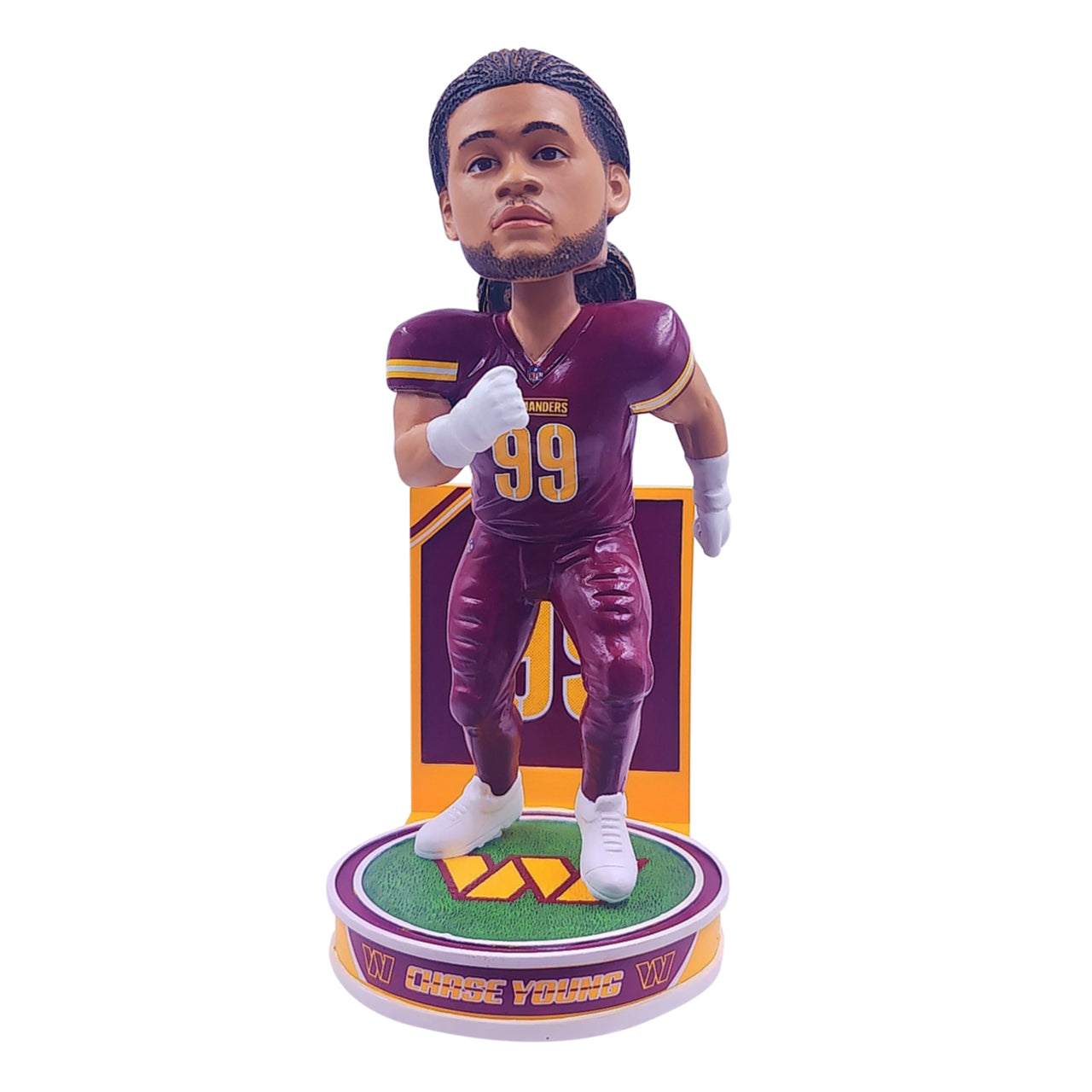 Chase Young Washington Commanders Hero Series Bobblehead NFL Football