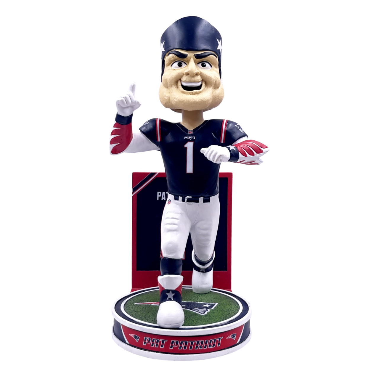 Pat Patriot New England Patriots Hero Series Bobblehead NFL