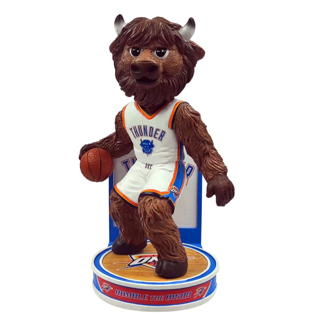Rumble The Bison Oklahoma City Thunder Hero Series Bobblehead NBA Basketball