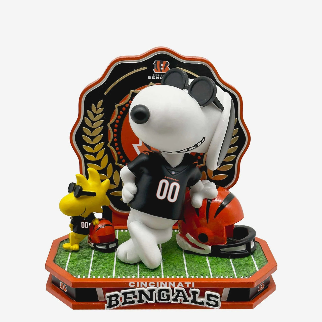 Cincinnati Bengals Snoopy & Woodstock 2023 Peanuts Joe Cool Dual Bobblehead