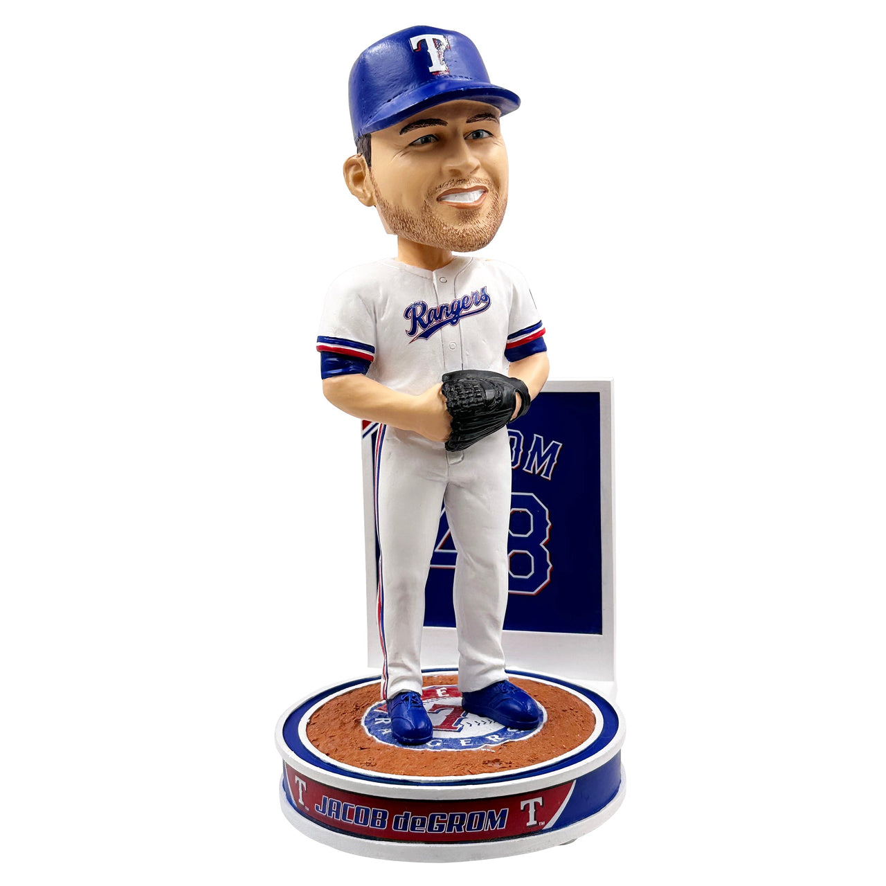 Jacob deGrom Texas Rangers Hero Series Bobblehead MLB Baseball