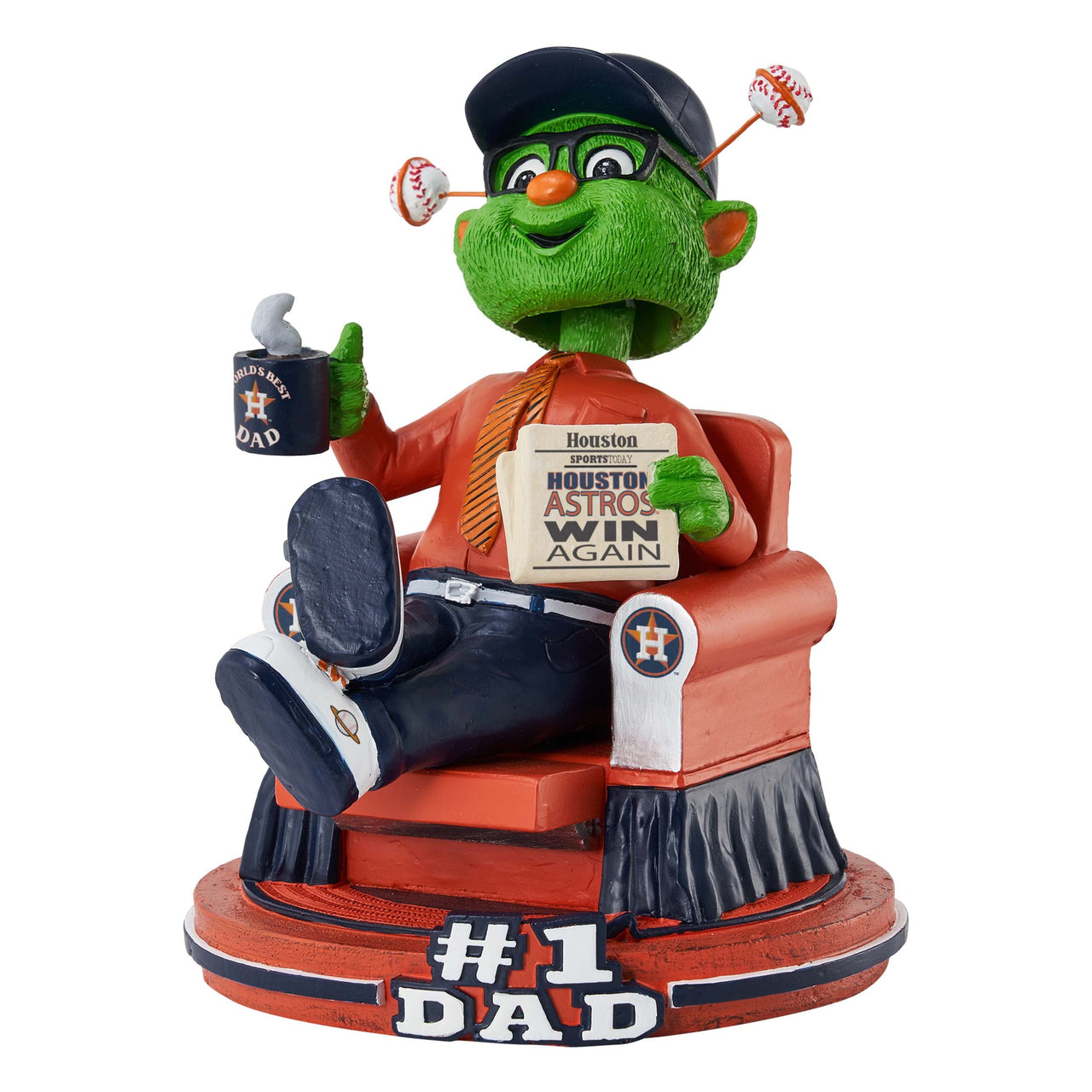 Houston Astros Mascot #1 Dad Bobblehead