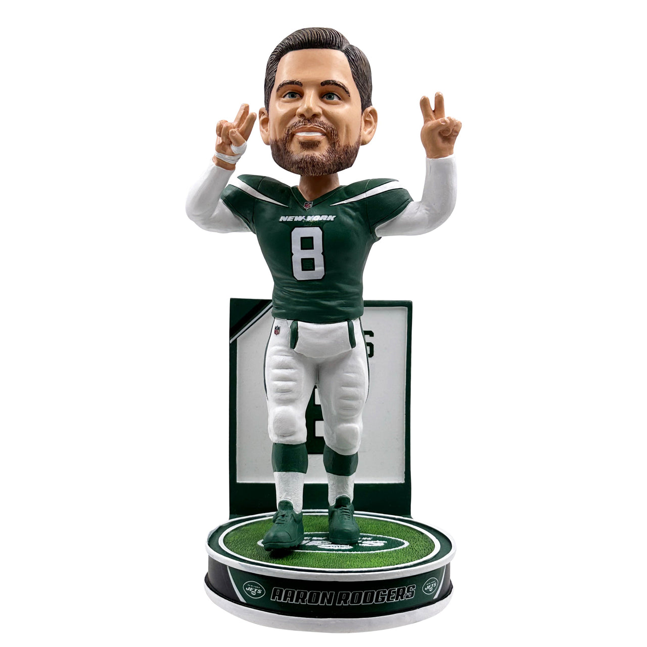 Aaron Rodgers New York Jets Hero Series Bobblehead NFL Football
