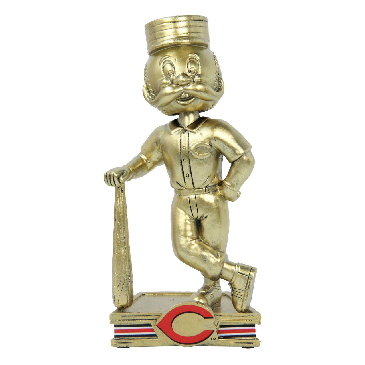 Cincinnati Reds Mr. Redlegs Gold Mascot Bobble