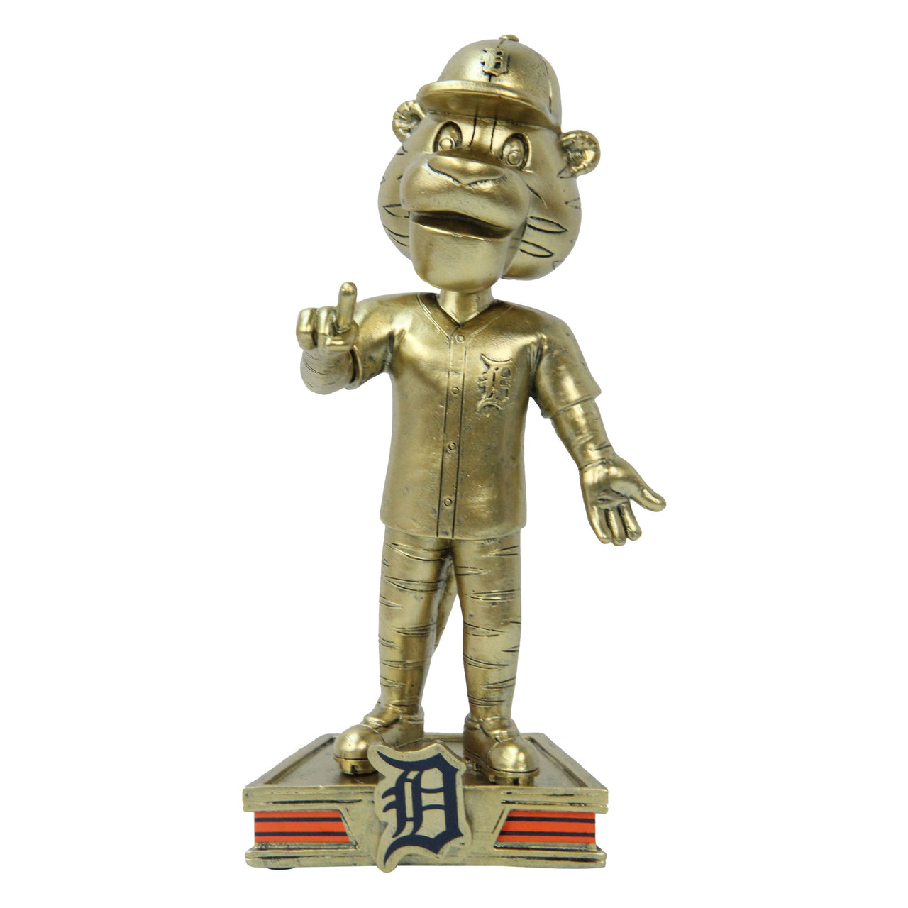 Detroit Tigers Paws Gold Mascot Bobble
