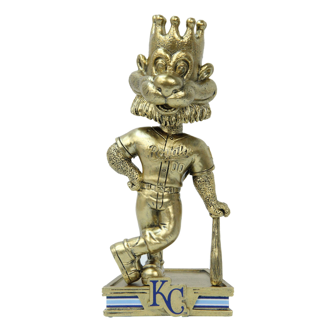 Kansas City Royals Slugger Gold Mascot Bobble