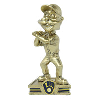 Thumbnail for Milwaukee Brewers Bernie Brewer Gold Mascot Bobble