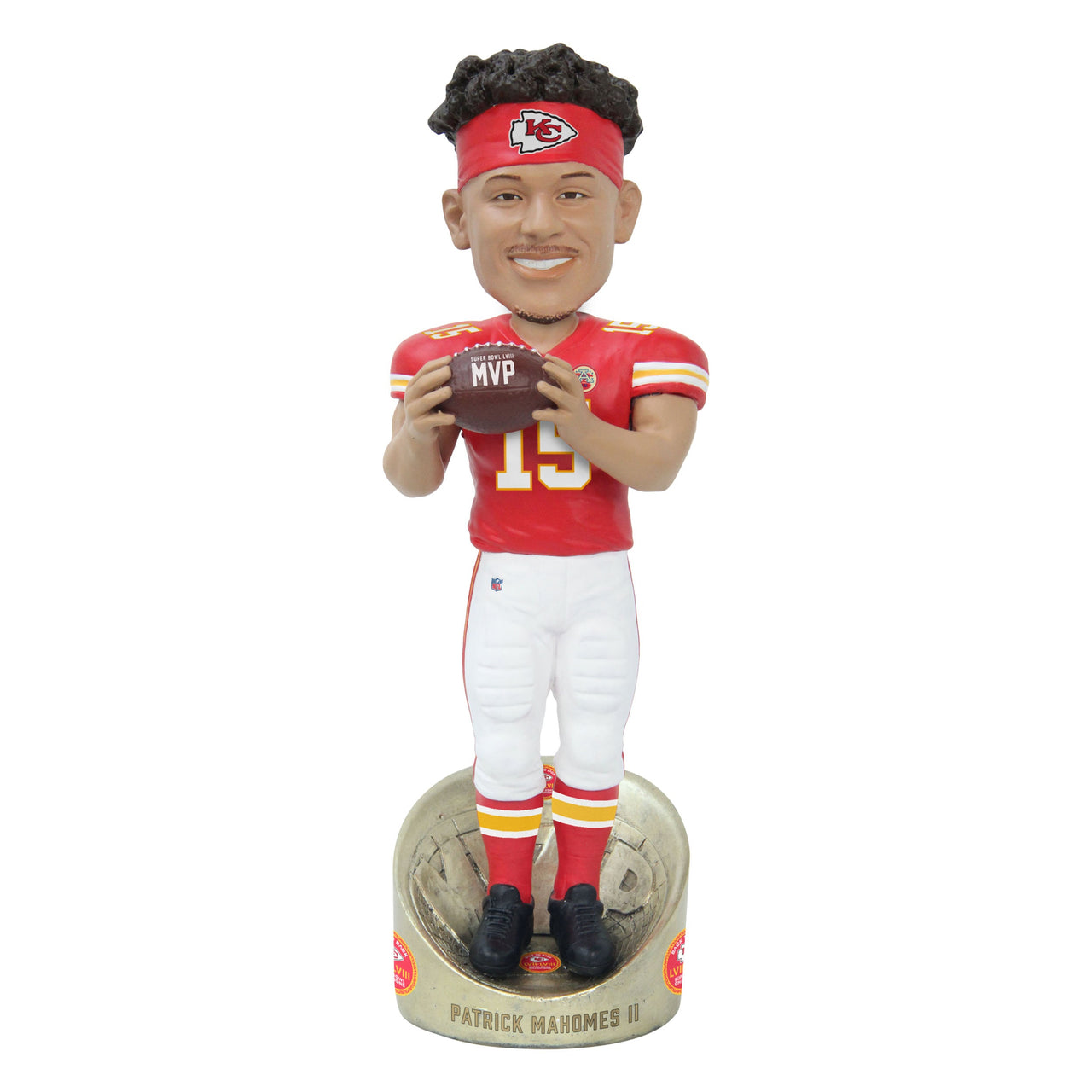 Kansas City Chiefs Btb Super Bowl Lviii Champions 10" Mvp Bobble