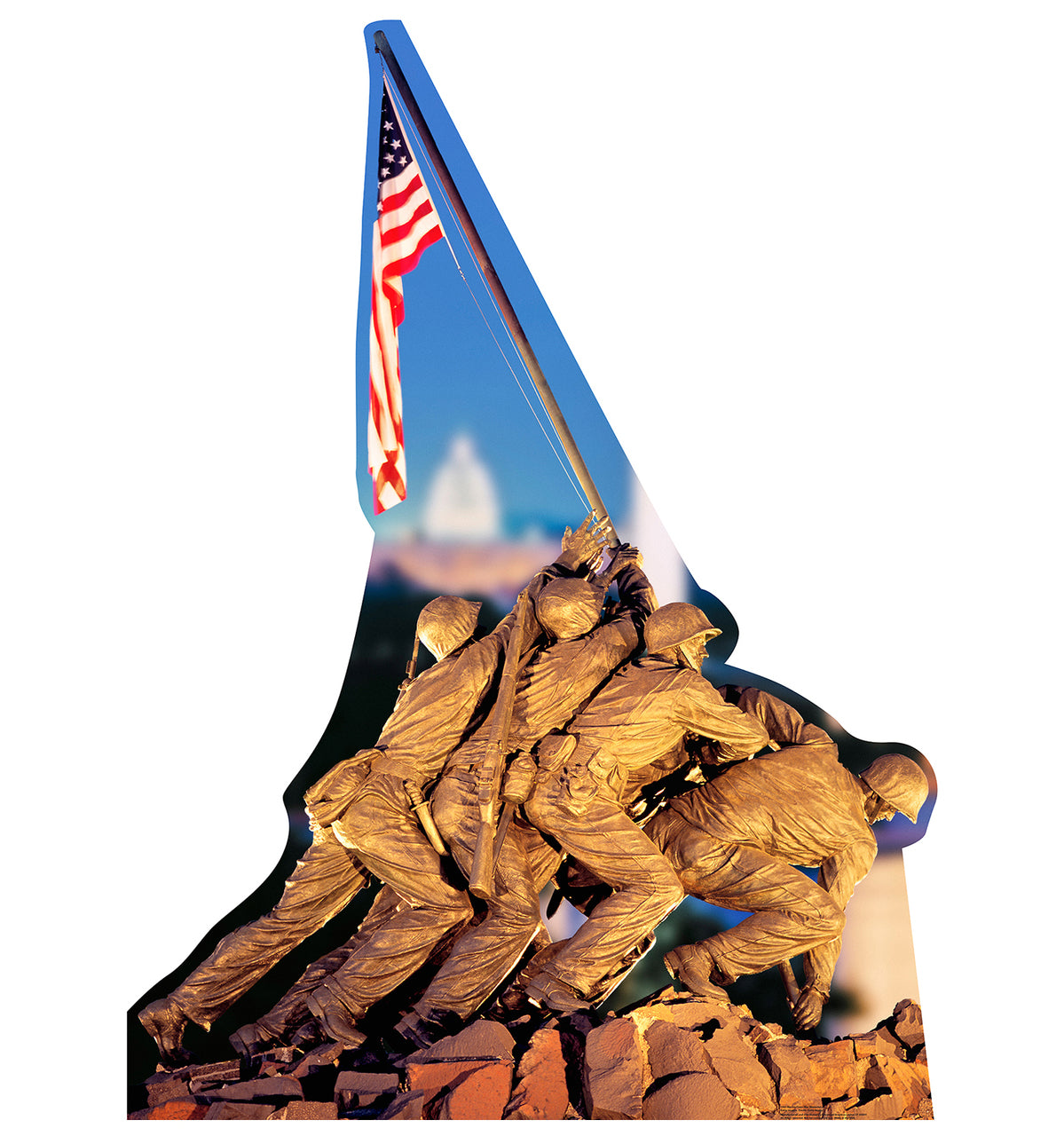 Marine Corps War Memorial - Cardboard Cutout