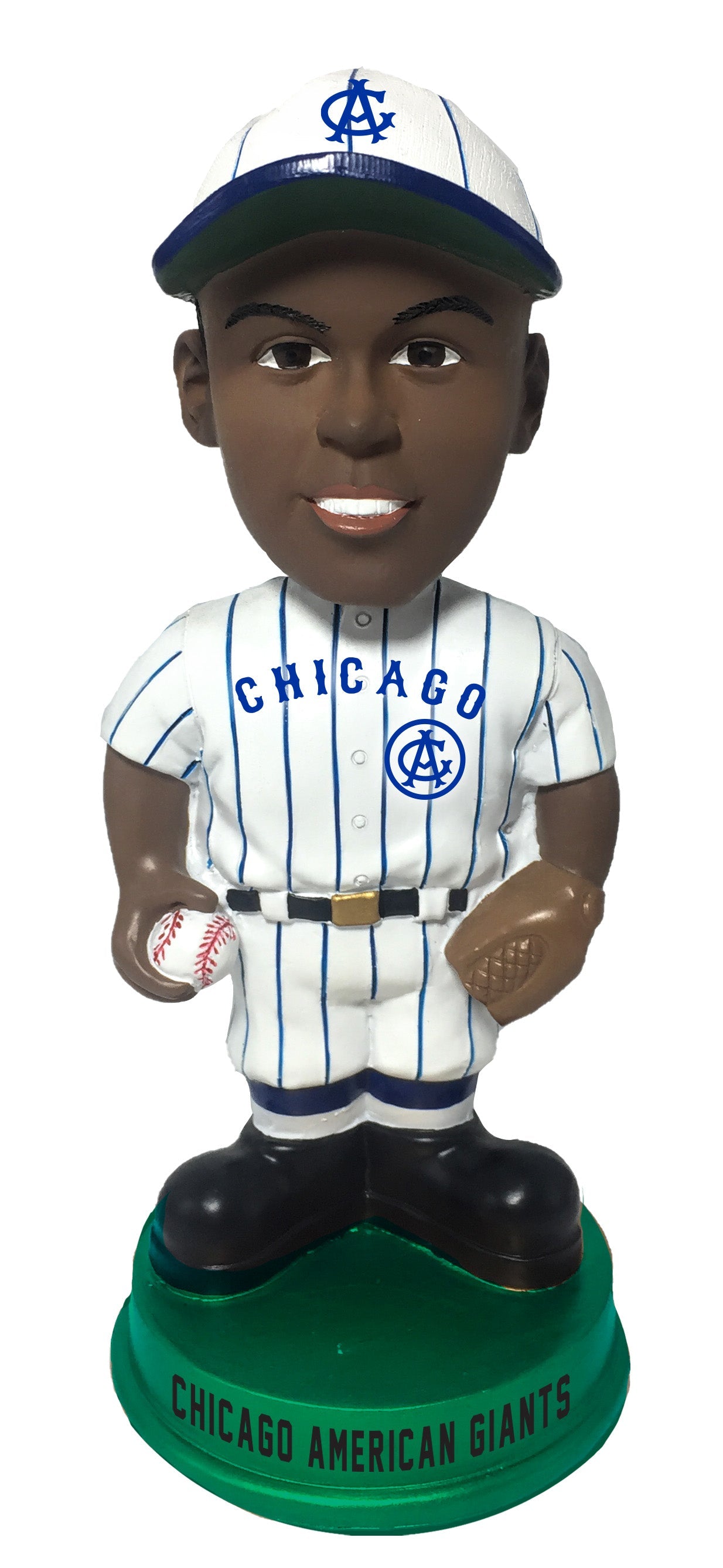Chicago American Giants Vintage Green Base Bobblehead Negro Leagues