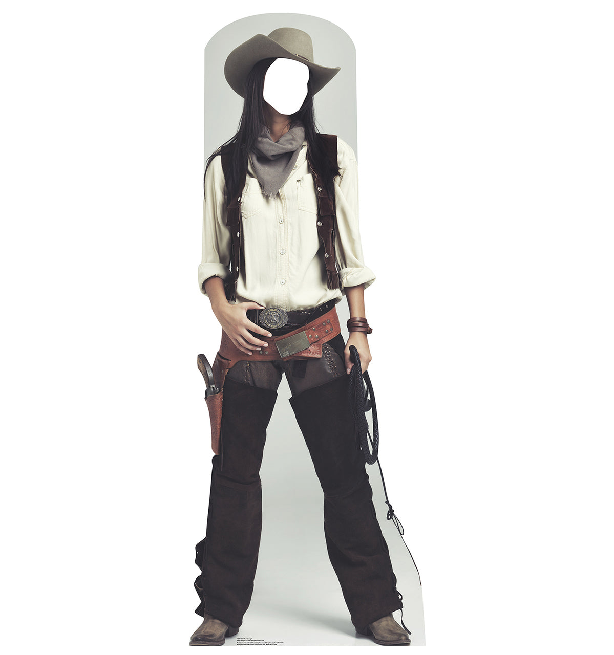 Life-size Wild West Cowgirl Stand-in Cardboard Cutout