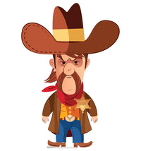 Thumbnail for Life-size Cartoon Sheriff Cardboard Cutout