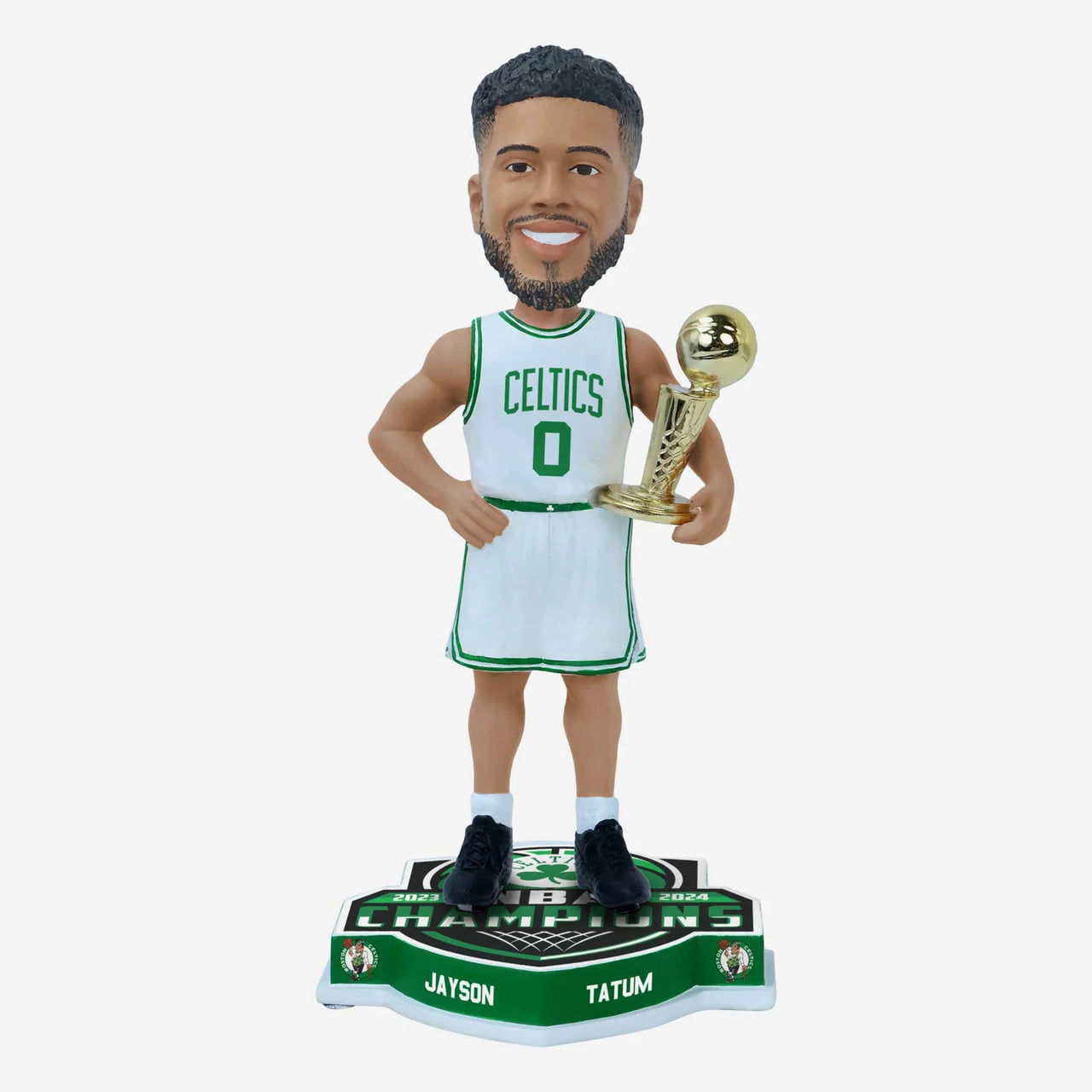 Jayson Tatum Boston Celtics 2024 Nba Champions 8" Bobble - White