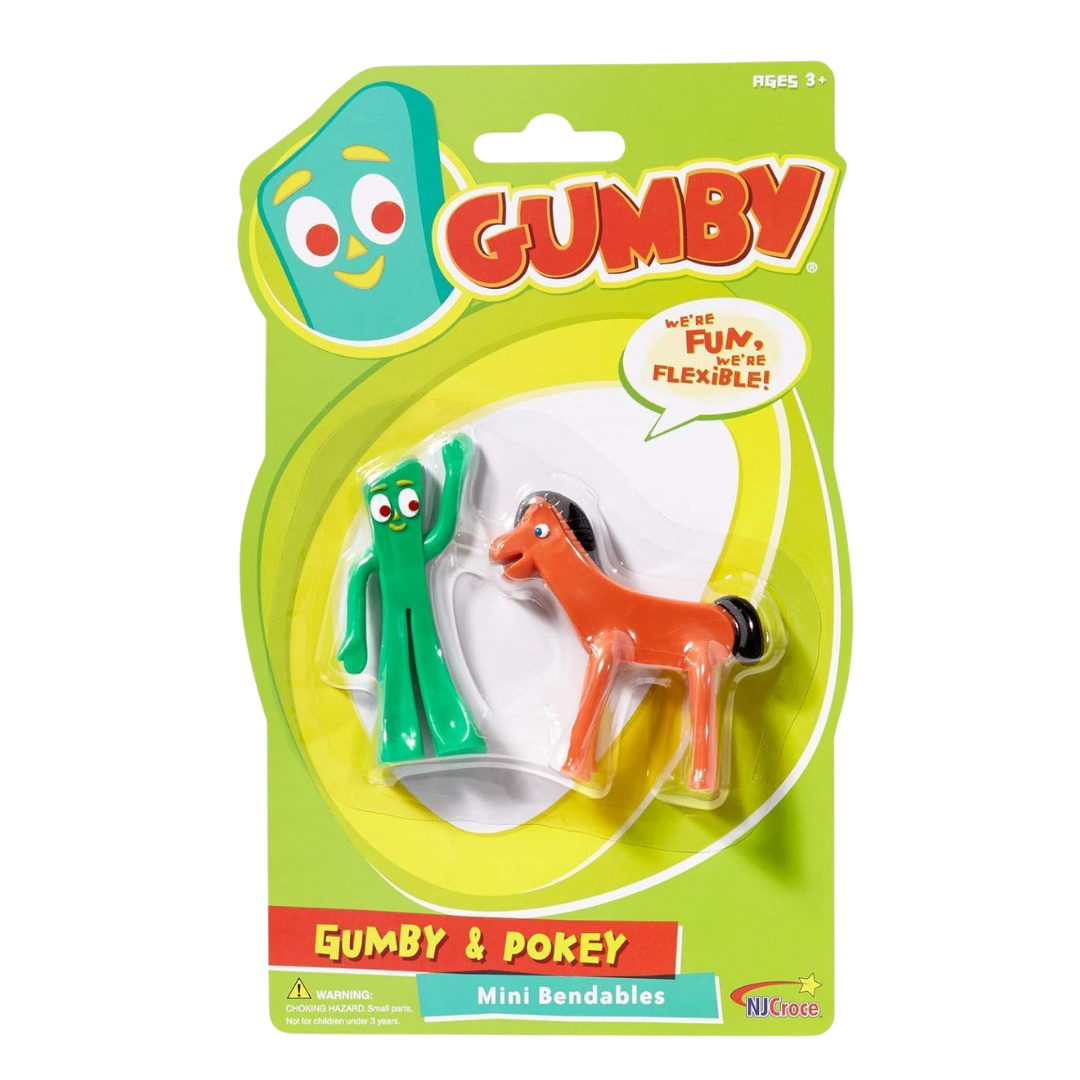 Gumby and Pokey Mini Bendable Pair