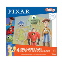 Thumbnail for FlexFigs Pixar 4-Pack Series 1 - Bendable Disney Pixar Figures