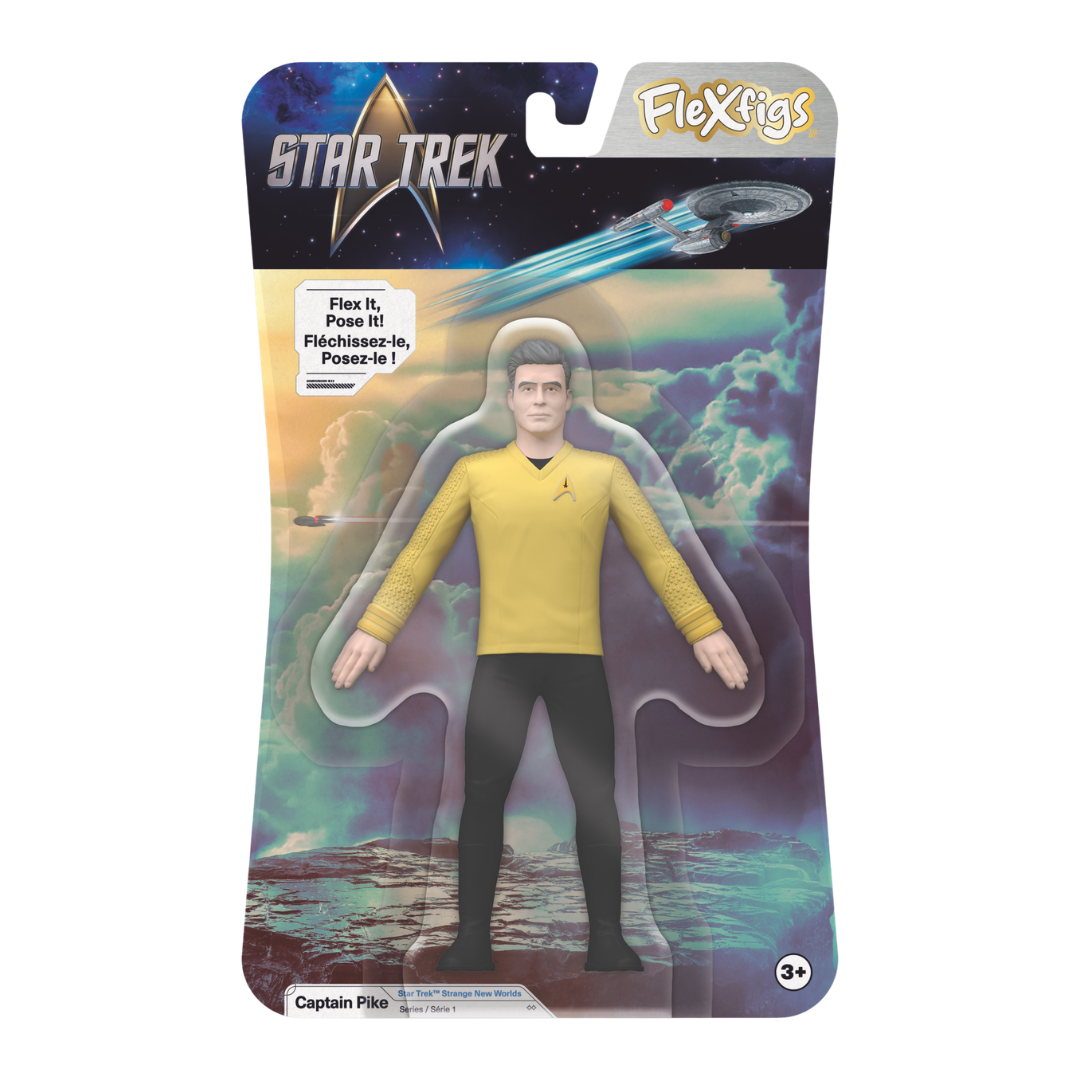 FlexFigs Star Trek Captain Pike 5” Bendable Figure