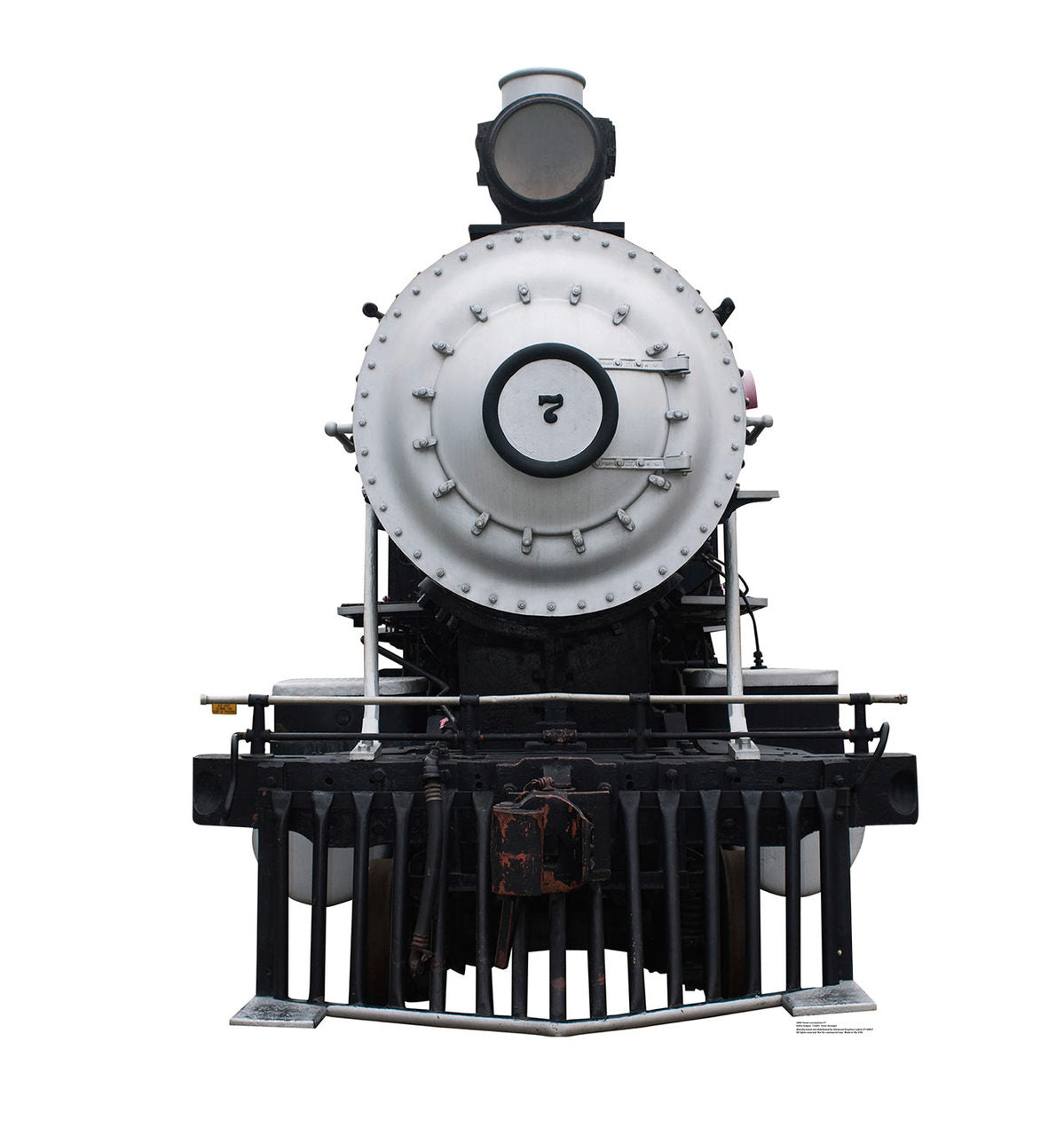 Steam Locomotive #7 Cardboard Cutout 2000