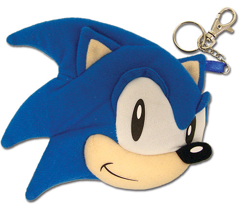SONIC CLASSIC- SONIC FACE COIN PURSE 4.5'H