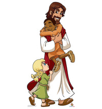 Thumbnail for Life-size Jesus with Children Cardboard Cutout