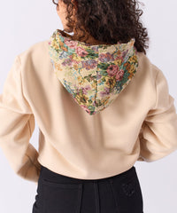 Thumbnail for Women Floral Tapestry Graphic Zip Up Hoodie