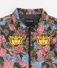 Thumbnail for Fearless Tape Trim Nylon Jacket