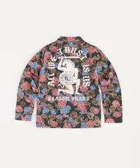 Thumbnail for Fearless Tape Trim Nylon Jacket
