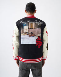Thumbnail for Scarface Varsity Jacket - Black