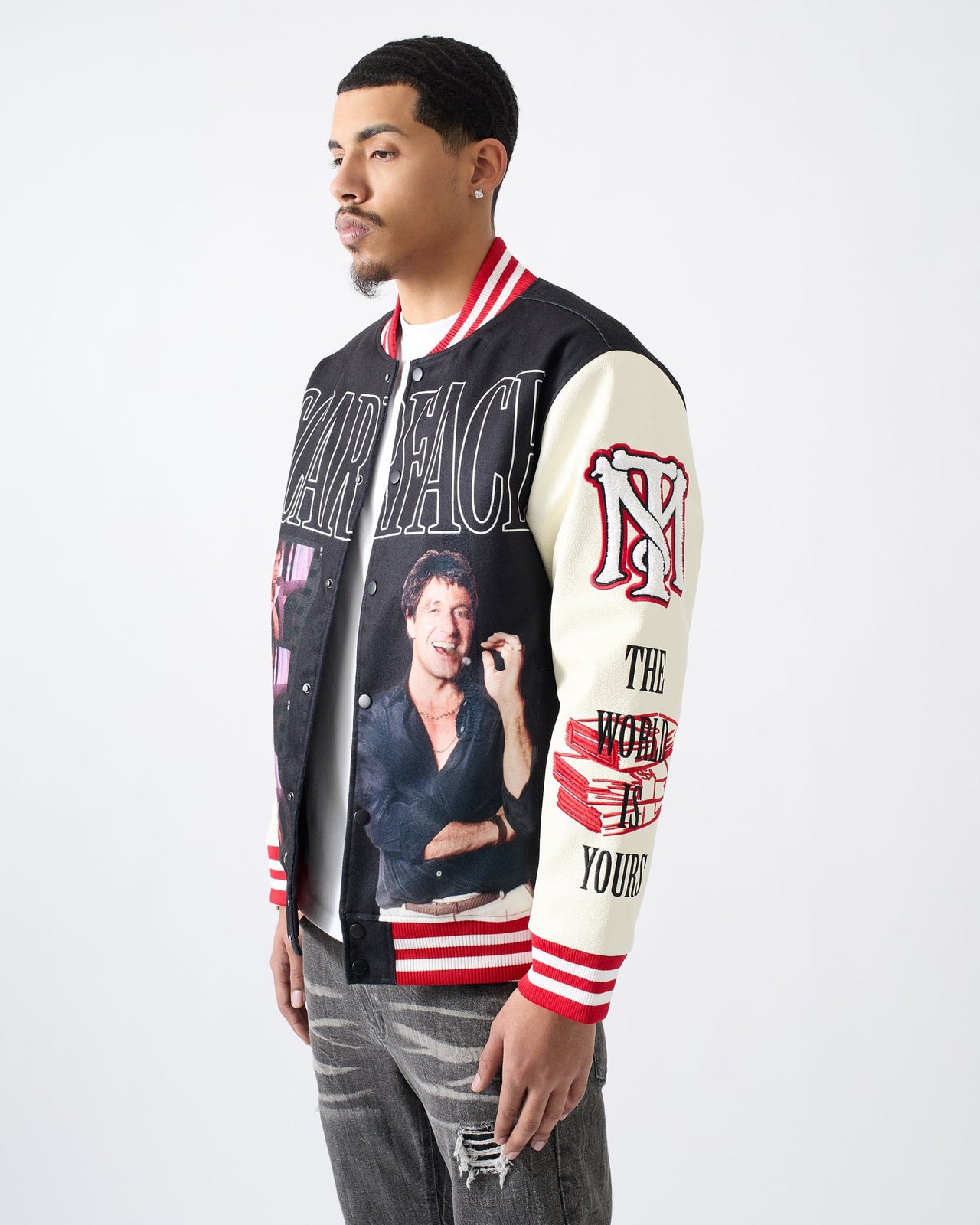 Scarface Varsity Jacket - Black