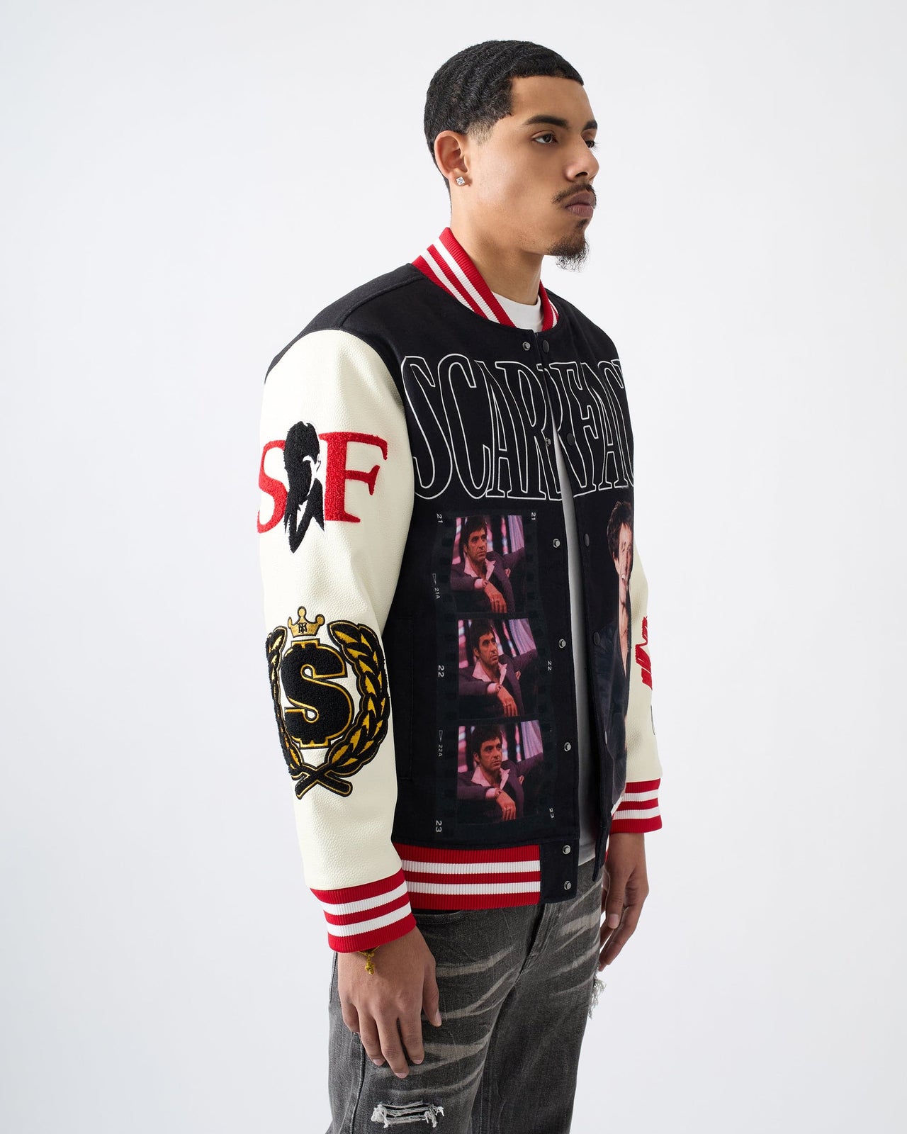 Scarface Varsity Jacket - Black
