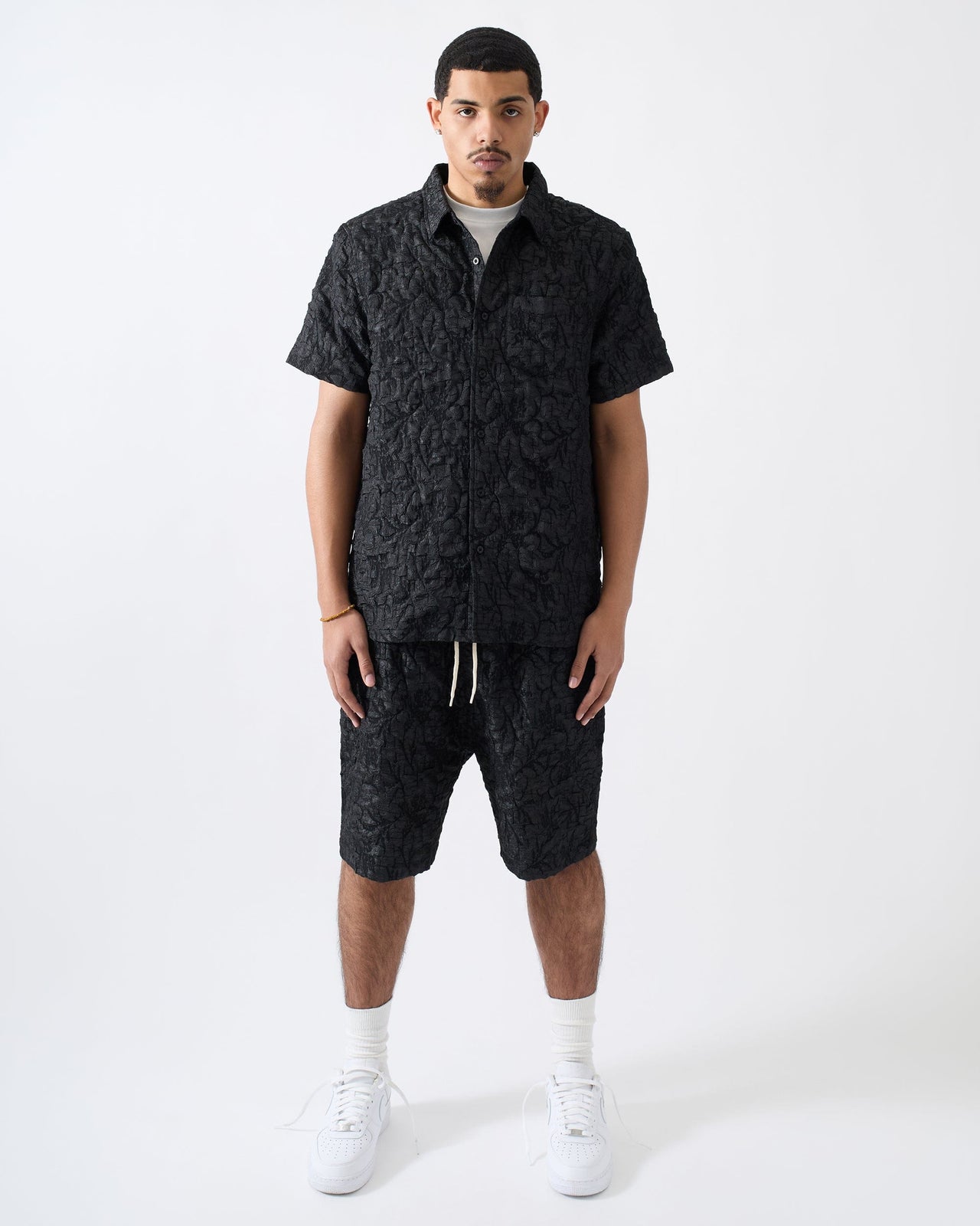 Textured Shirt - Black