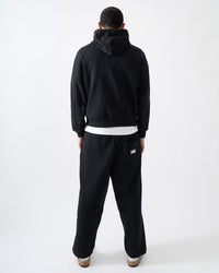 Thumbnail for Essential Pull Over Boxy Fit Hoodie - Black