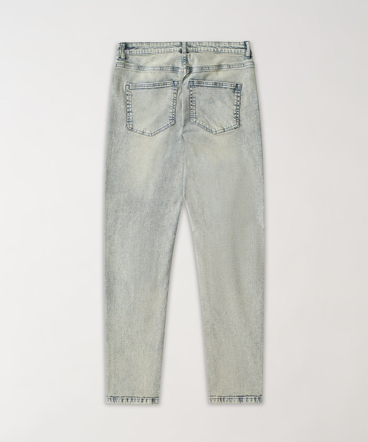 Panel Distressed Skinny Jeans