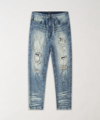 Thumbnail for Breakaway Distressed Skinny Jeans - Blue