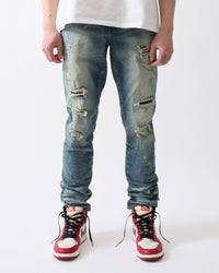 Thumbnail for Breakaway Distressed Skinny Jeans - Blue