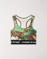 Thumbnail for Jungle Hunt Women's Sports Bra - Multicolor