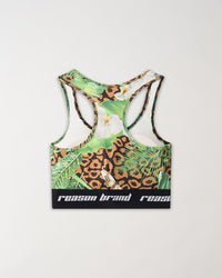 Thumbnail for Jungle Hunt Women's Sports Bra - Multicolor