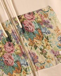 Thumbnail for Women Floral Tapestry Graphic Zip Up Hoodie