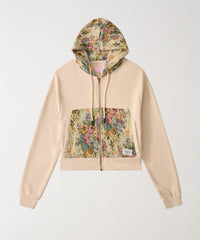 Thumbnail for Women Floral Tapestry Graphic Zip Up Hoodie
