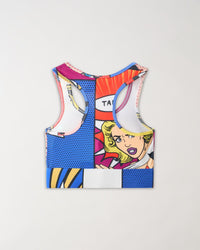 Thumbnail for Comic Pop Women's Sports Bra - Multicolor