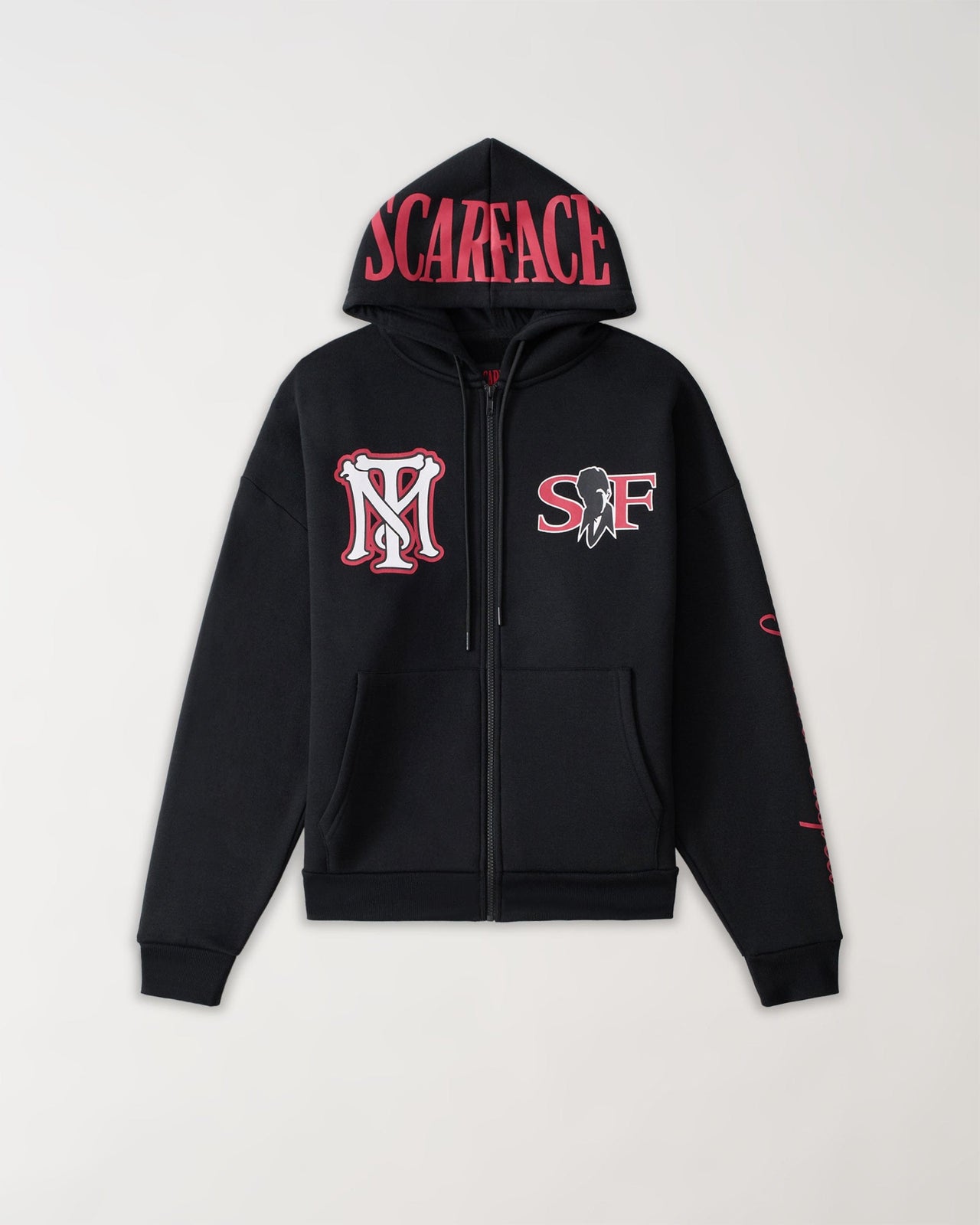 Scarface Full ZIP Hoodie - Black