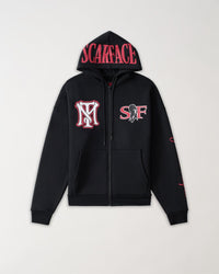 Thumbnail for Scarface Full ZIP Hoodie - Black