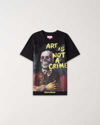 Thumbnail for Art Is Not A Crime T-Shirt - Black