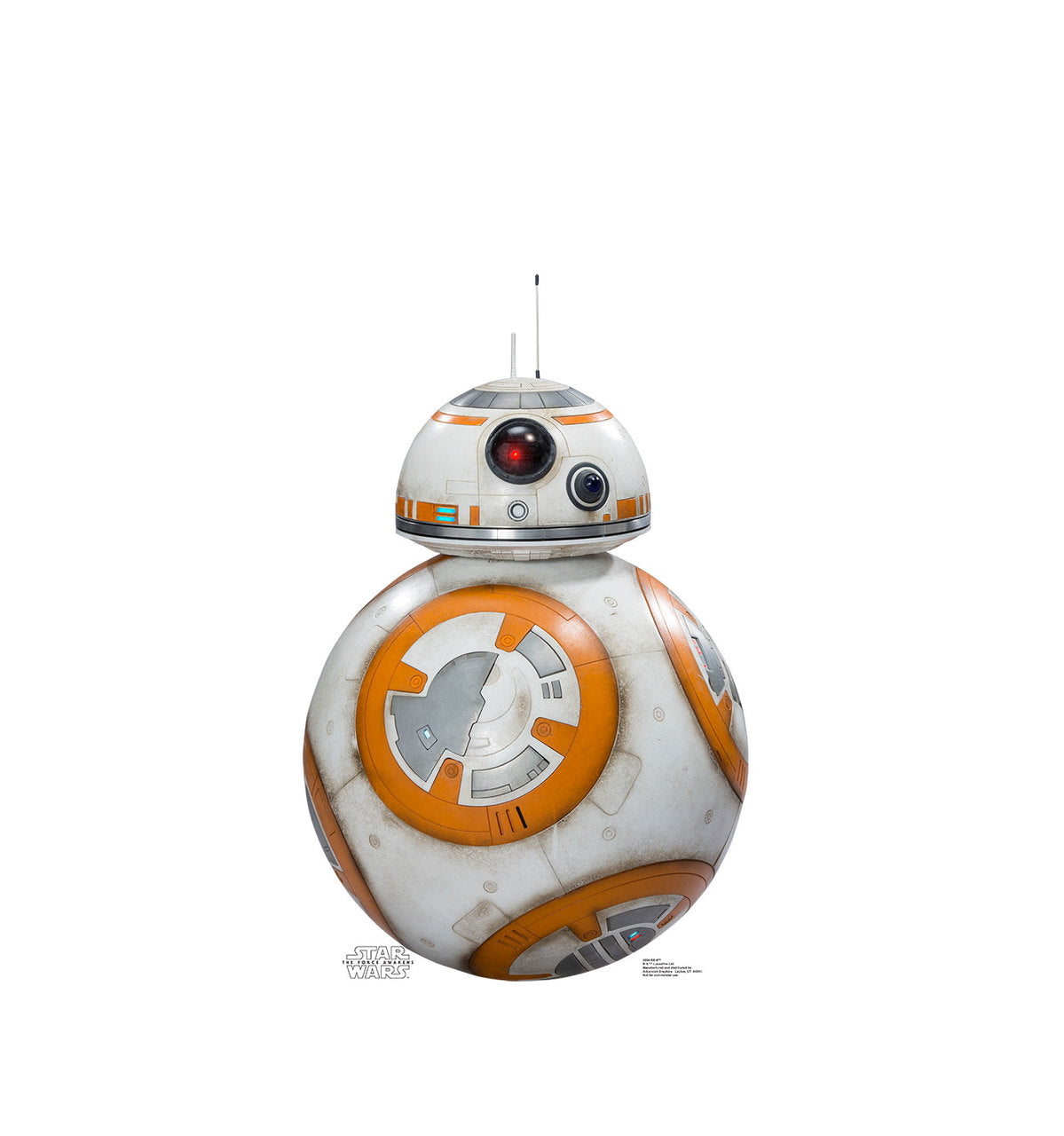 Life-size BB-8 Cardboard Cutout